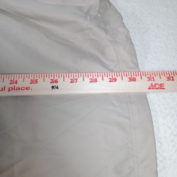 Greg Norman XL 1/4 Zip Short Sleeve Golf Windbreaker Pullover Polyester Beige - Picture 16 of 16